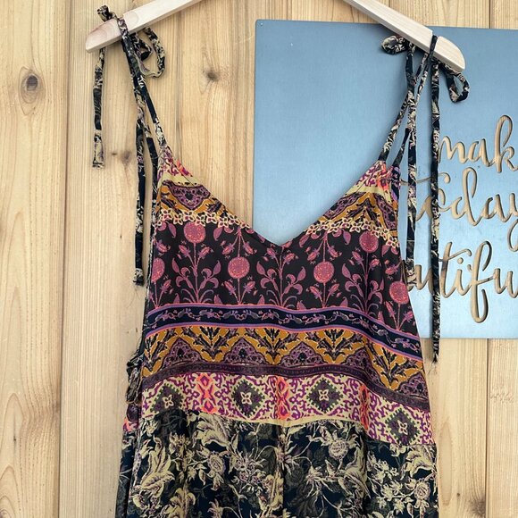 Free People Size Small Leona Slit Leg Sleeveless Jumpsuit - Picture 4 of 11